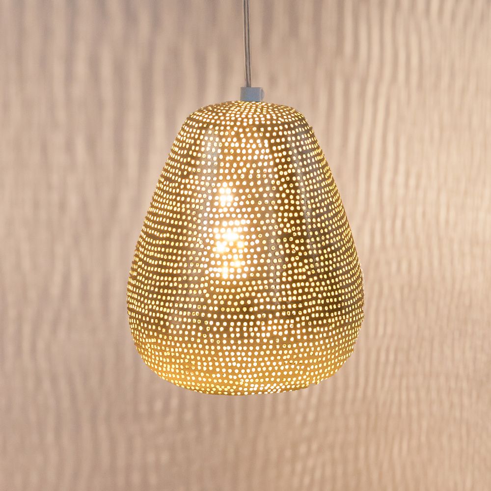Hanging lights - Gold Pendant lamps Filisky pattern - ZENZA