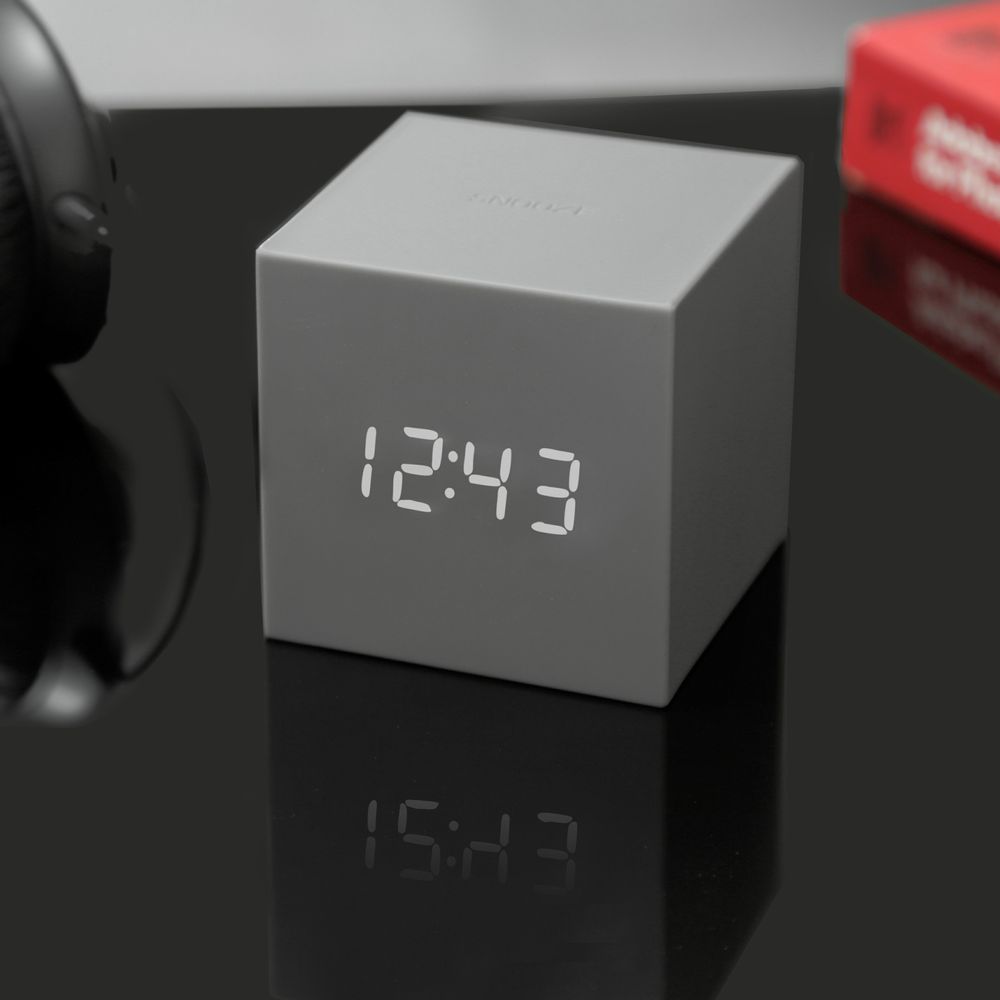 Clocks - Gravity Cube Click Clock - GINGKO