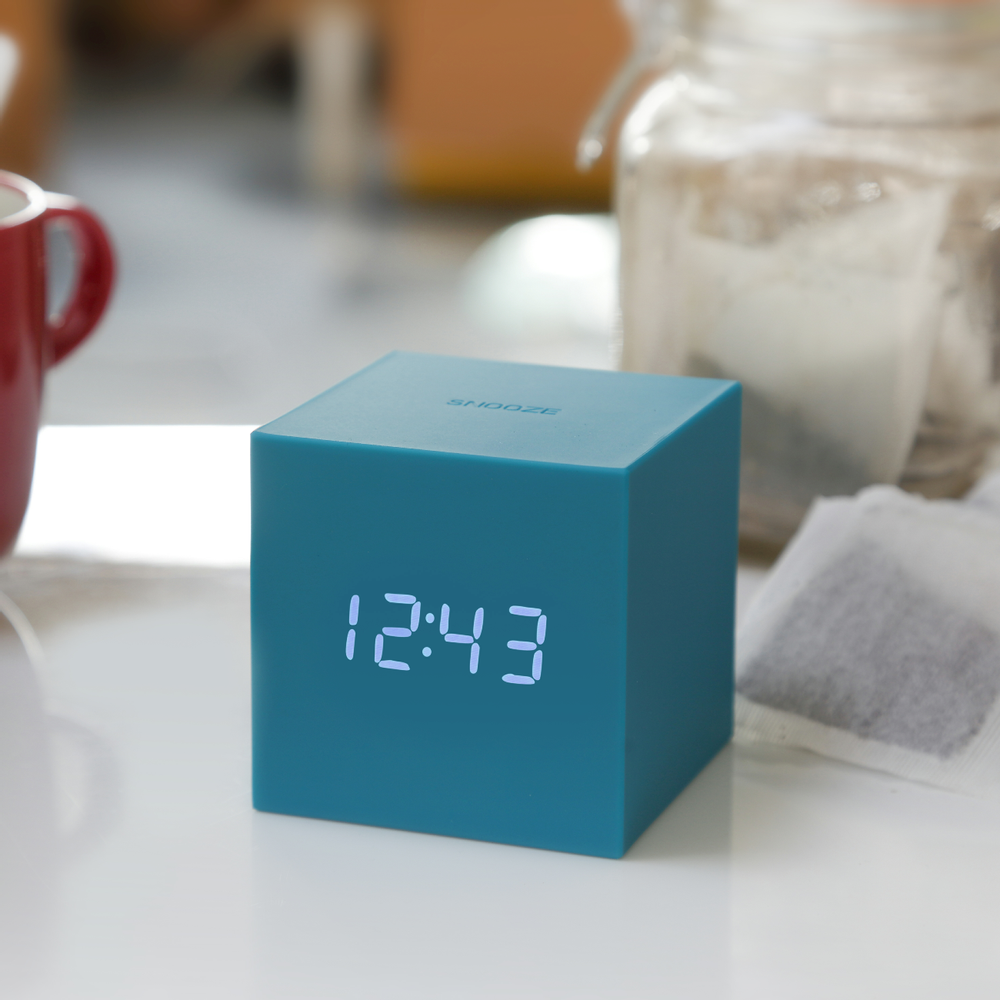 Clocks - Gravity Cube Click Clock - GINGKO