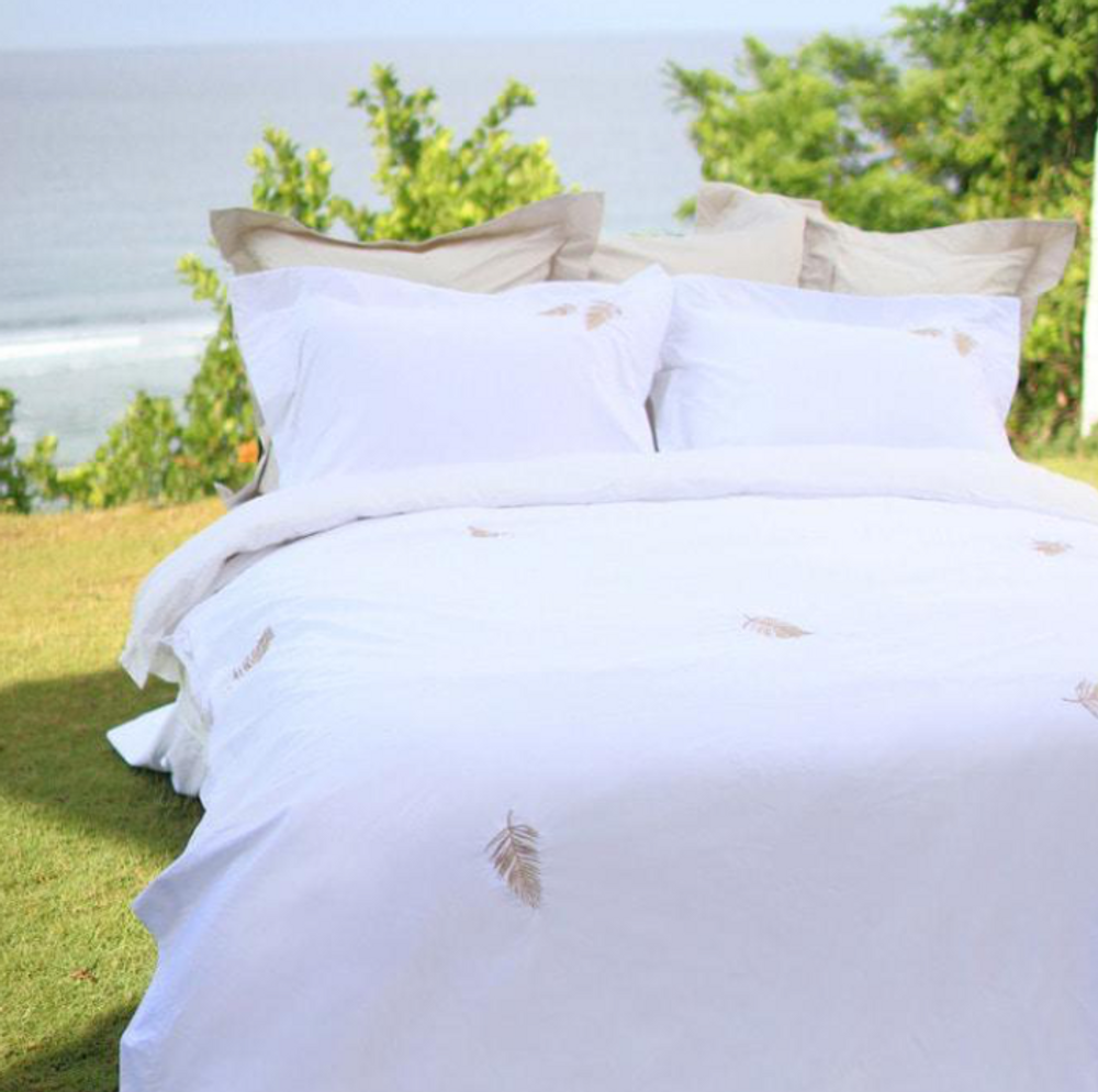 Bed linens - Bed linens / La Dore Collection, Special Edition Gold Leaf - CROWN GOOSE
