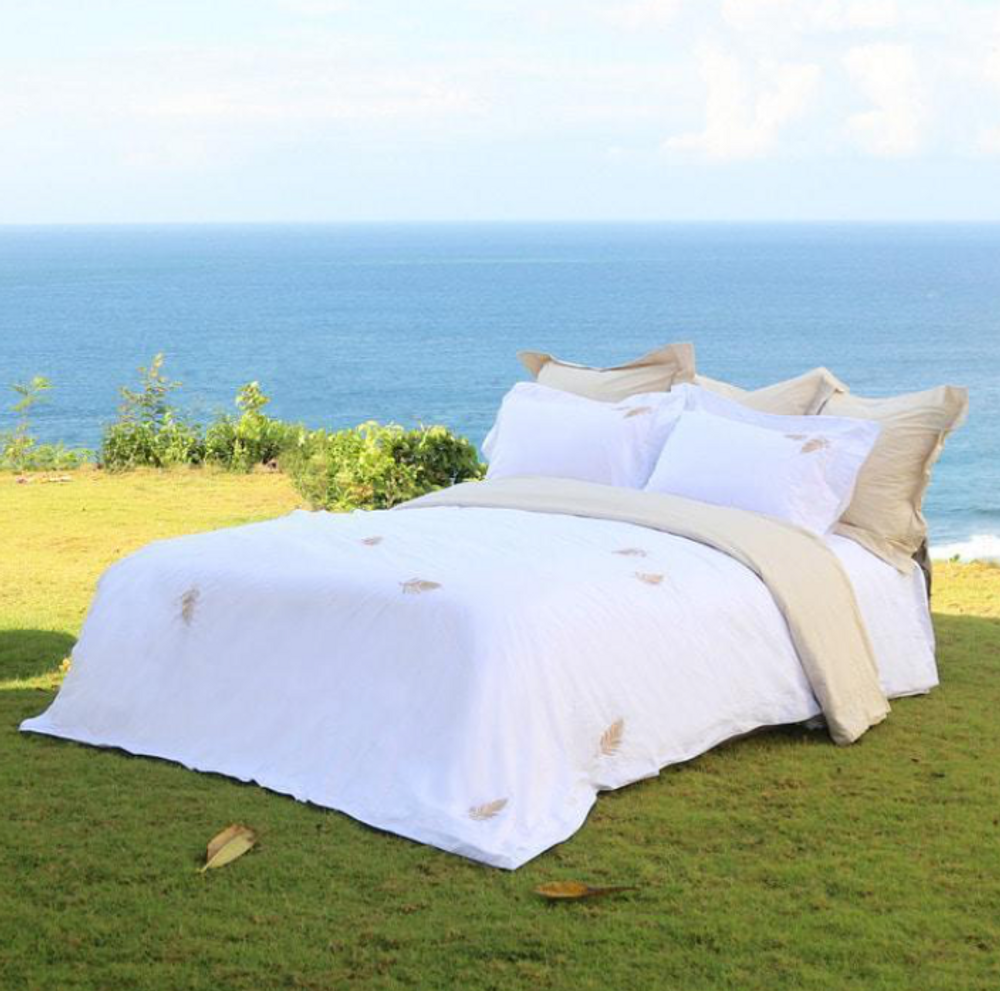 Bed linens - Bed linens / La Dore Collection, Special Edition Gold Leaf - CROWN GOOSE