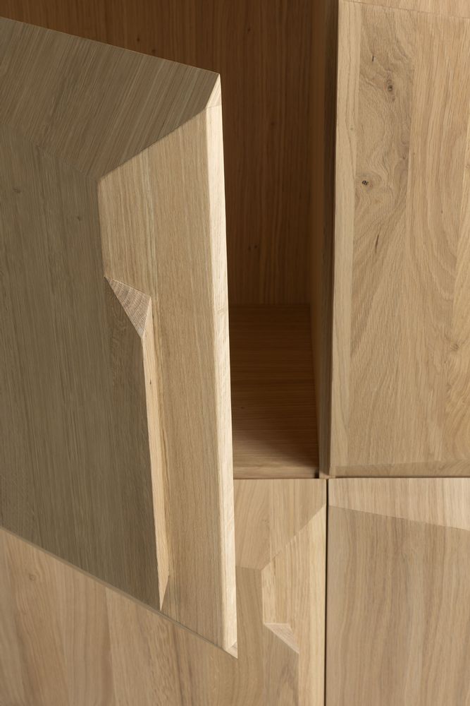 Boîtes de rangement - Meuble de rangement Oak Stairs - ETHNICRAFT