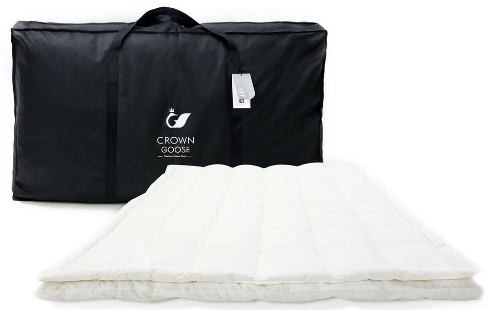 Lits - Surmatelas ergonomique en duvet d'oie - CROWN GOOSE