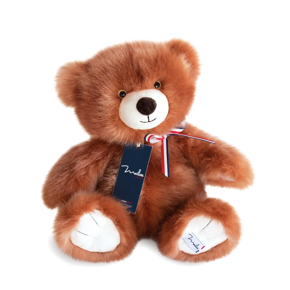 Peluches - L'Ours Français 35 cm - MAILOU TRADITION - DOUDOU ET COMPAGNIE