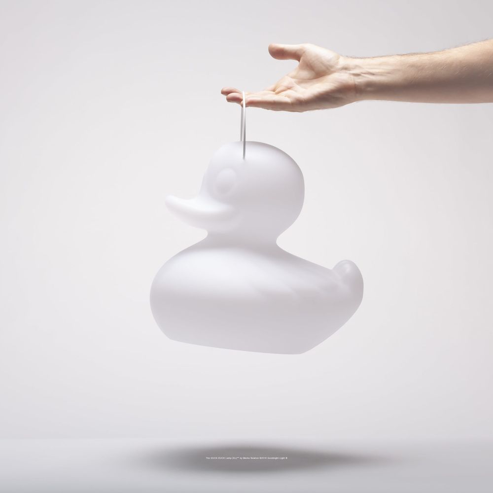 Outdoor decorative accessories - THE DUCK DUCK LAMP (S)™️ - FLOATING LAMP - WHITE - GOODNIGHT LIGHT