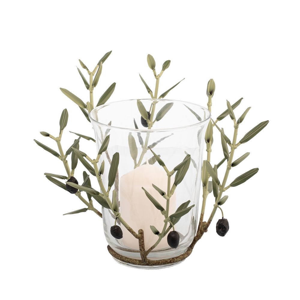 Unique pieces - Candle holder large candle vase 7 twigs - L'OLIVIER FORGÉ