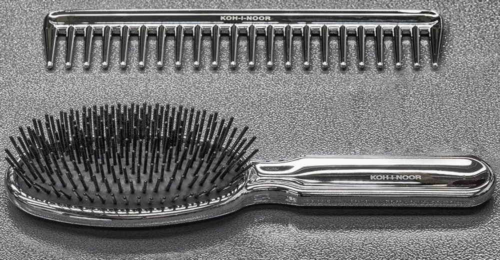 Brosses WC - Collection Metalli- Elégance intemporelle - KOH-I-NOOR ITALY BEAUTY