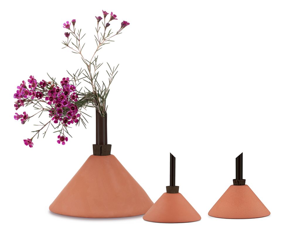 Design objects - Glasilium / Consilium - Black copper & smoked cork - SCANDINAVIA FORM