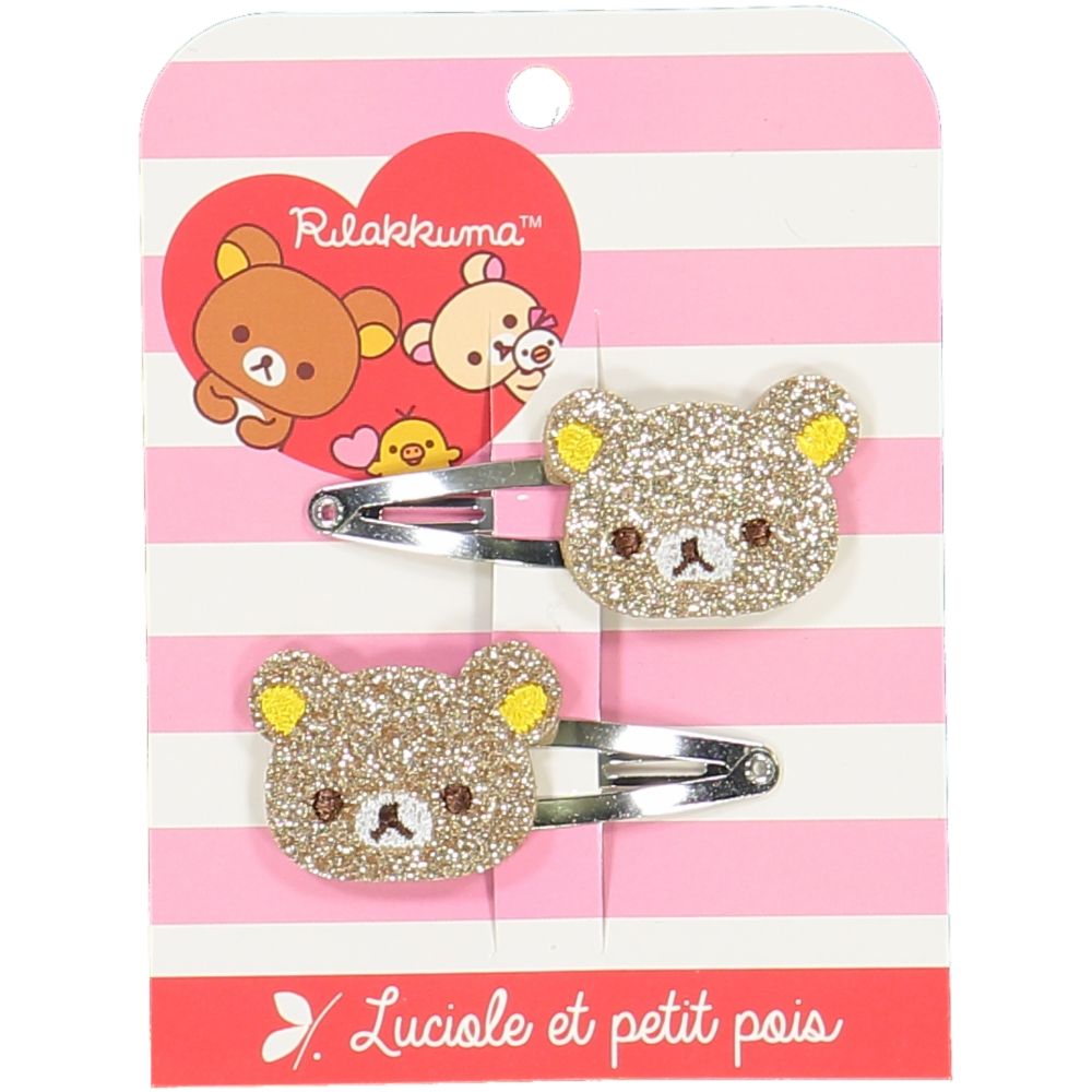 Accessoires cheveux - Barrettes Rilakkuma (paire) - LUCIOLE ET PETIT POIS