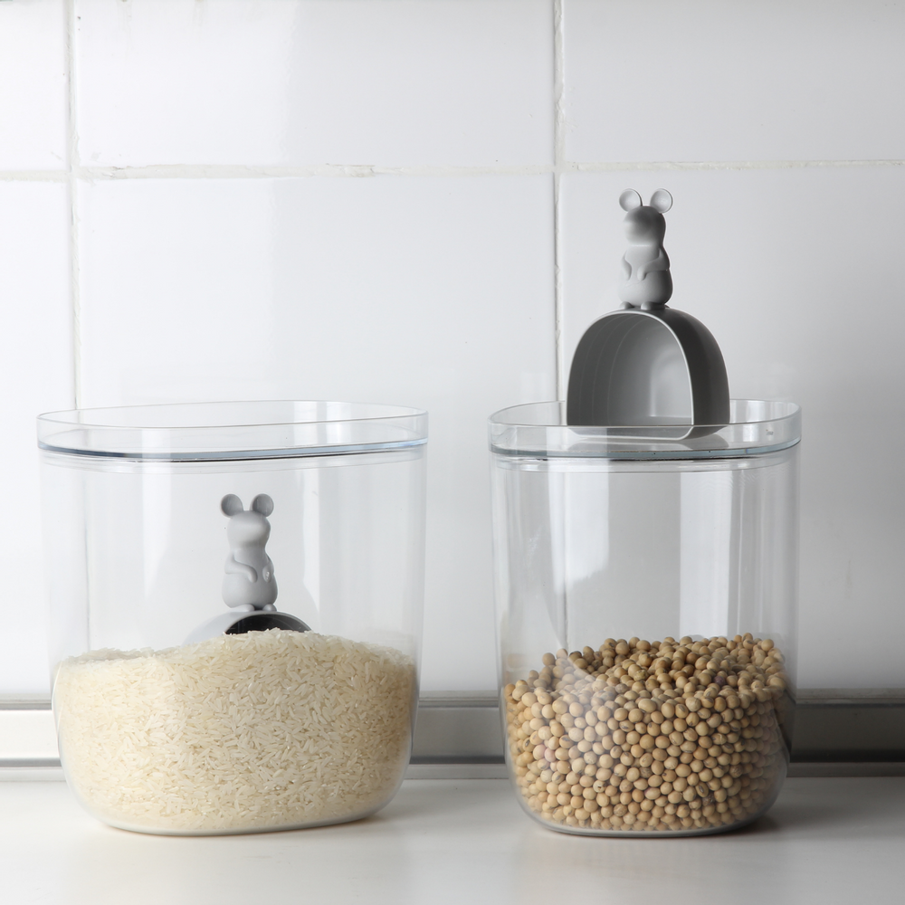 Fourchettes - Récipient à riz Lucky Mouse : Plateaux de cuisine pour boissons épices Salière et poivrière Cactus salle à manger et vaisselle - QUALY DESIGN OFFICIAL