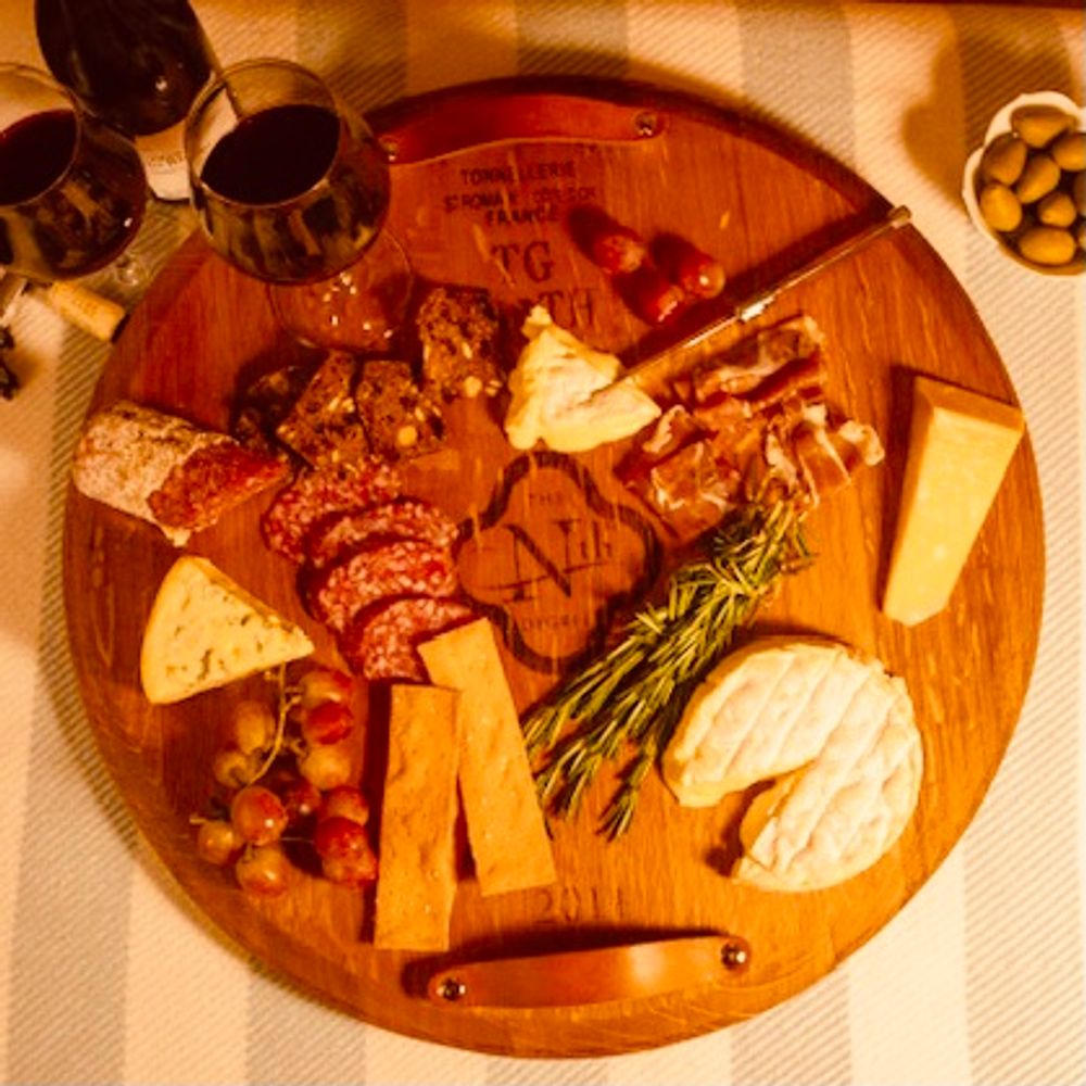 Trays - Provence &Vintage Platters with leather handle - PROVENCE PLATTERS