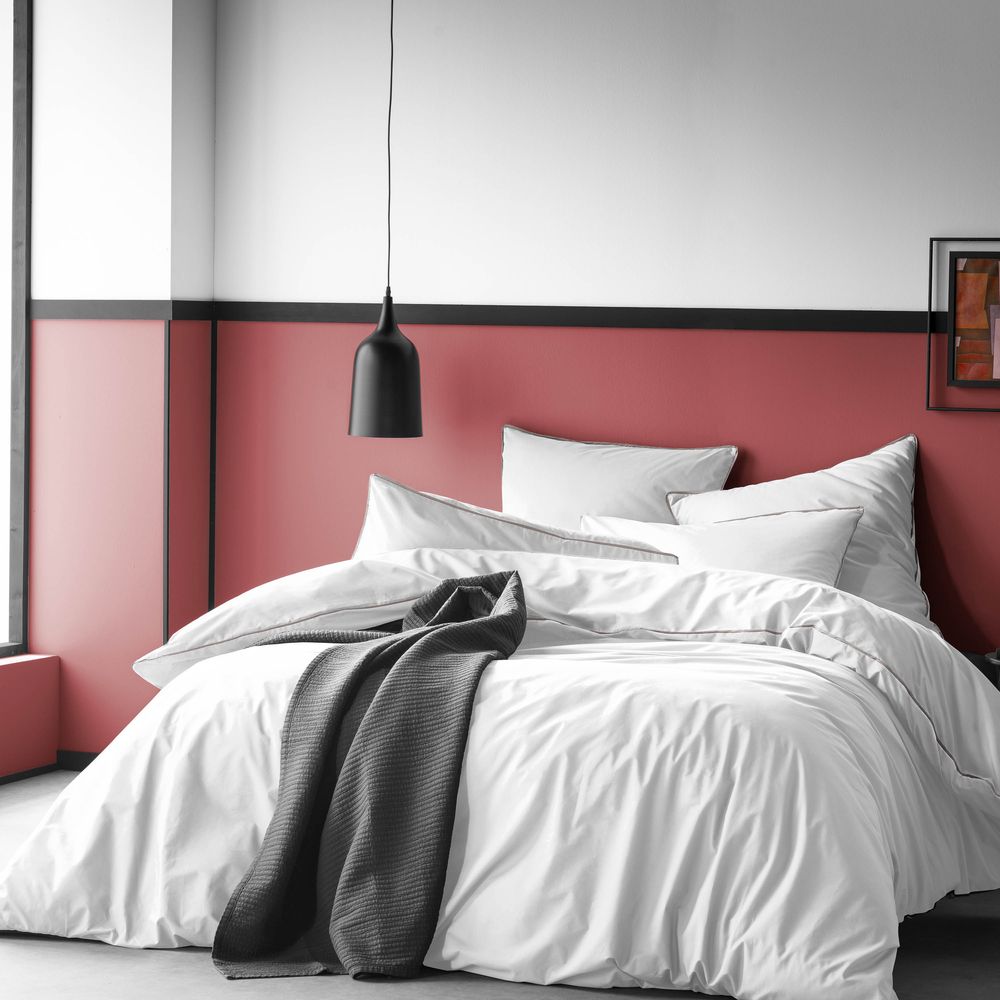 Linge de lit - Linge de lit Simplicité - BLANC CERISE