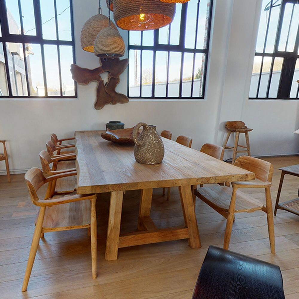 Tables Salle à Manger - Table YOKOHAMA - Teck - JOE SAYEGH PARIS