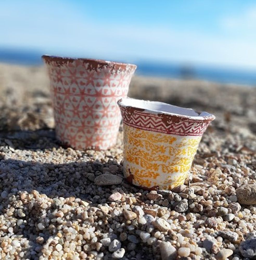 Outdoor decorative accessories - Outdoor ceramic citronella candle collection 2024 - WAX DESIGN - BARCELONA