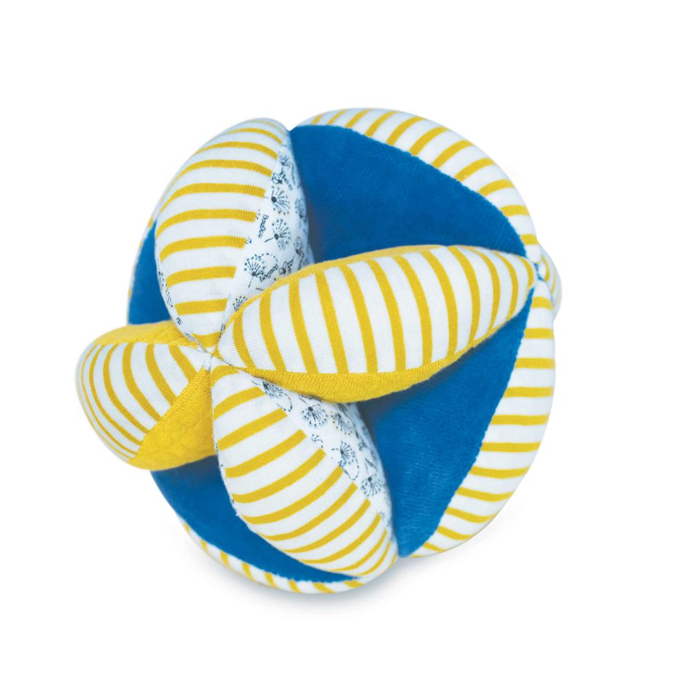 Soft toy - GRIP BALL WITH RATTLE - 15 cm - DOUDOU ET COMPAGNIE