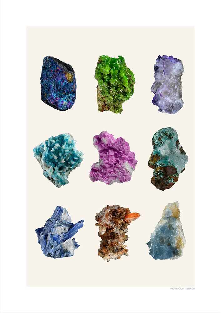 Poster - Crystal & mineral prints - LILJEBERGS