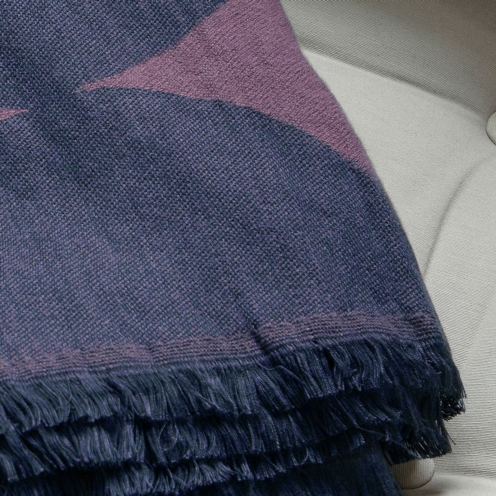 Throw blankets - LOOP throw orchid haze - NOVOFORM