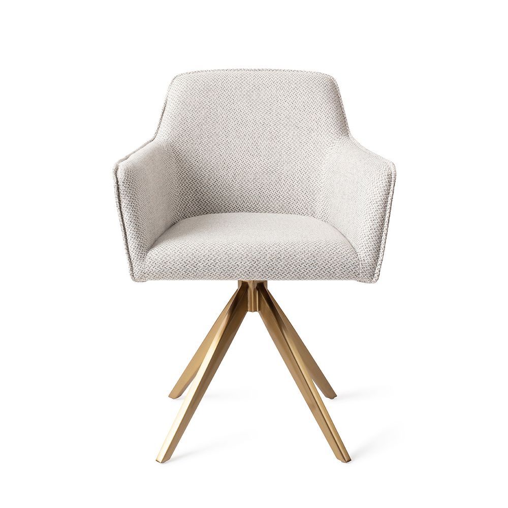 Chairs for hospitalities & contracts - Hofu Dining Chair - Charm Ladies, Gold Turn - JESPER HOME