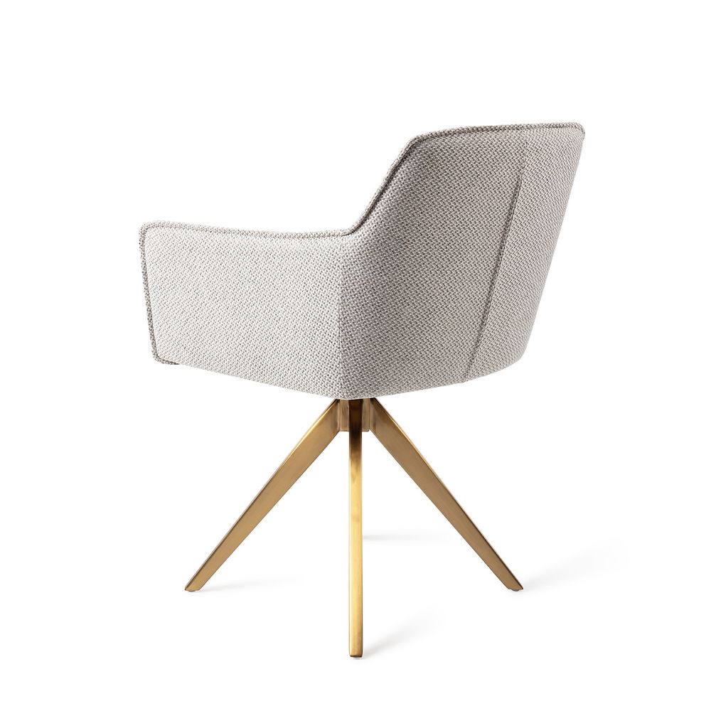 Chairs for hospitalities & contracts - Hofu Dining Chair - Charm Ladies, Gold Turn - JESPER HOME