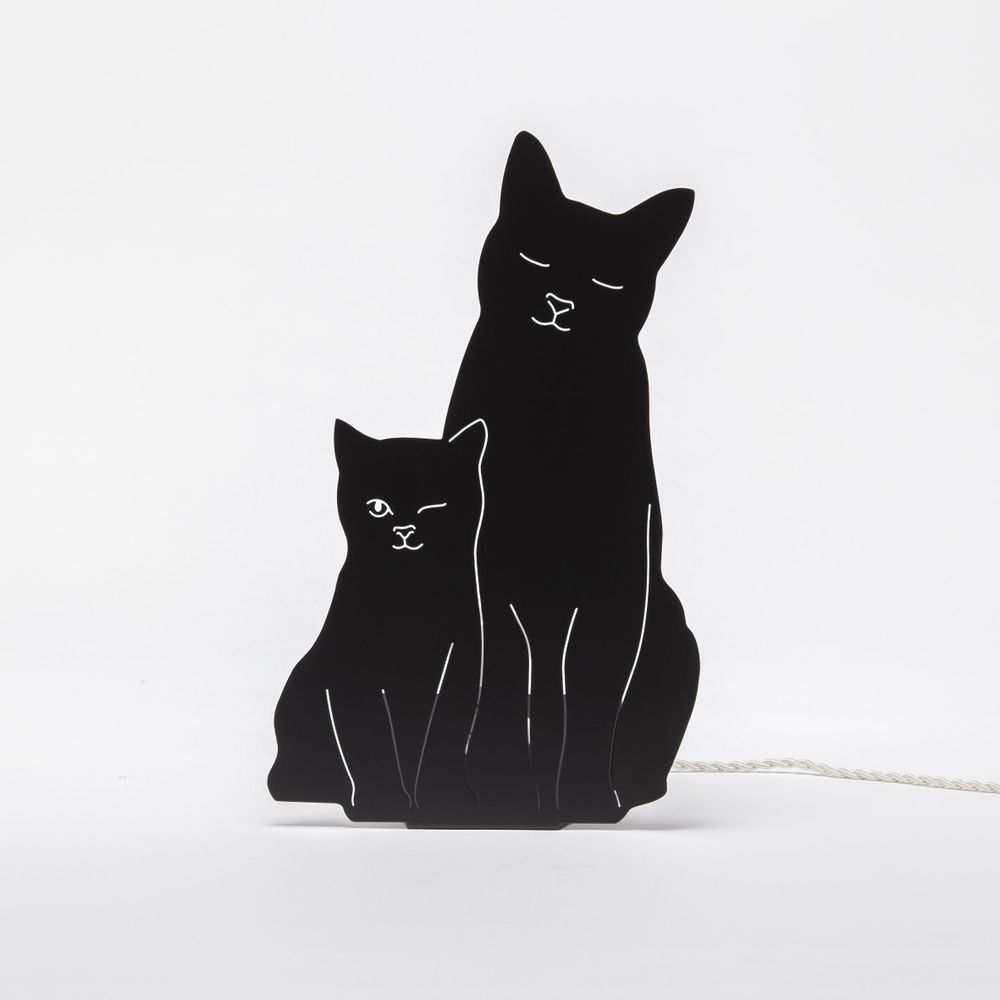 Table lamps - THE KITTIES LAMP - BLACK - GOODNIGHT LIGHT