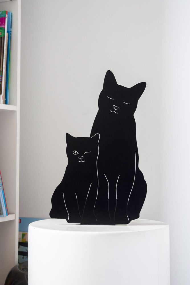 Table lamps - THE KITTIES LAMP - BLACK - GOODNIGHT LIGHT
