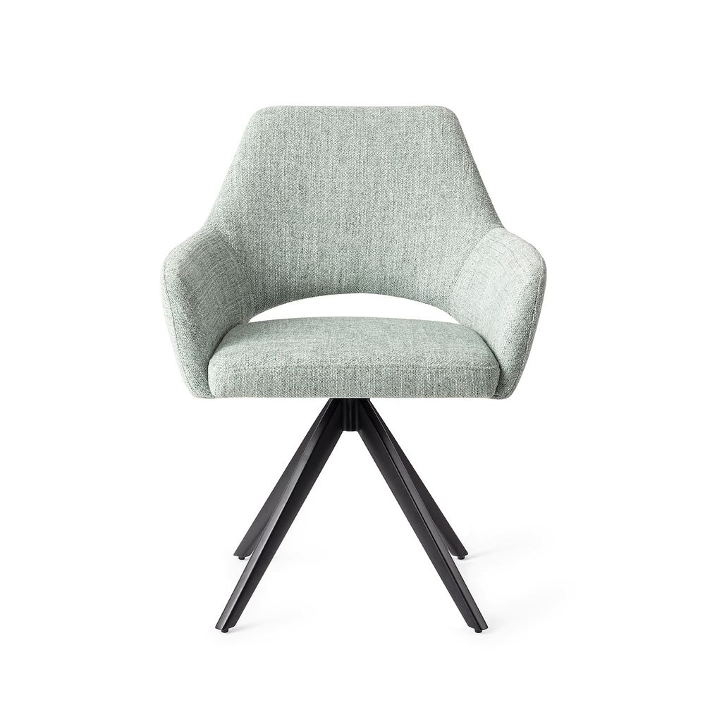 Chairs for hospitalities & contracts - Yanai Dining Chair - Soft Sage, Turn Black - JESPER HOME
