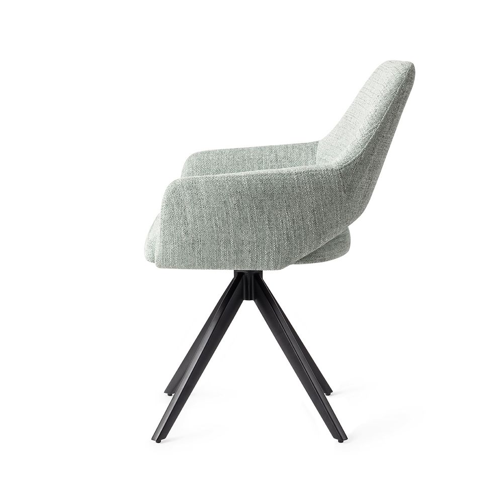Chairs for hospitalities & contracts - Yanai Dining Chair - Soft Sage, Turn Black - JESPER HOME