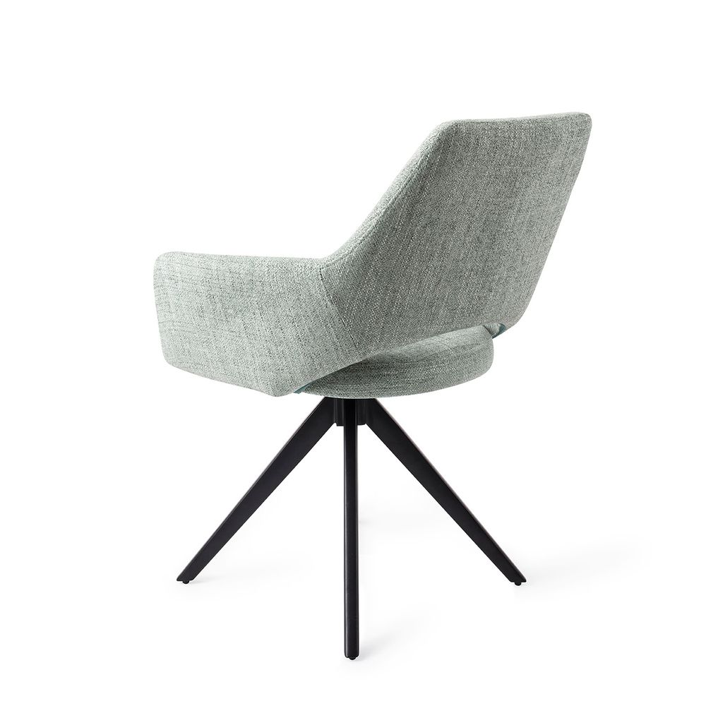 Chairs for hospitalities & contracts - Yanai Dining Chair - Soft Sage, Turn Black - JESPER HOME