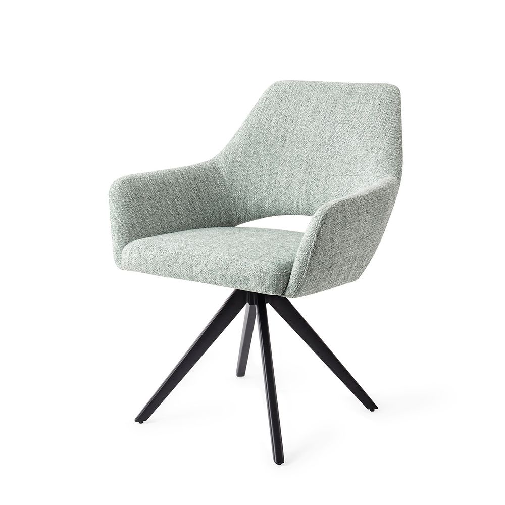 Chairs for hospitalities & contracts - Yanai Dining Chair - Soft Sage, Turn Black - JESPER HOME