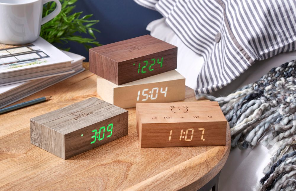 Clocks - Flip Alarm Click Clock - GINGKO