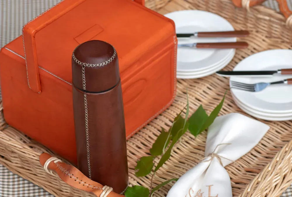 Autres fournitures bureau - Thermo doublé en cuir - SOL & LUNA
