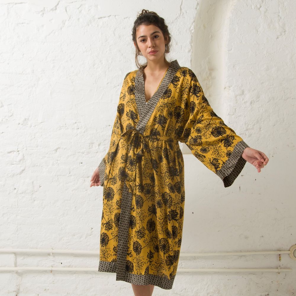 Homewear - COLETTE KIMONO - Ideal for a day at home in style ! - ROSHANARA PARIS