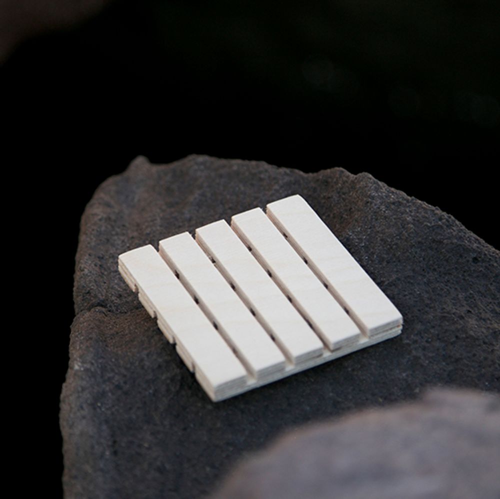 Accessoires pour bain enfants  - PORTE-SAVON EN BOIS - COOL COLLECTION