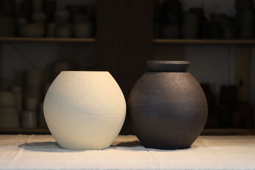 Decorative objects - Decorative Round Pots - CERÂMICA ROSA MARIA