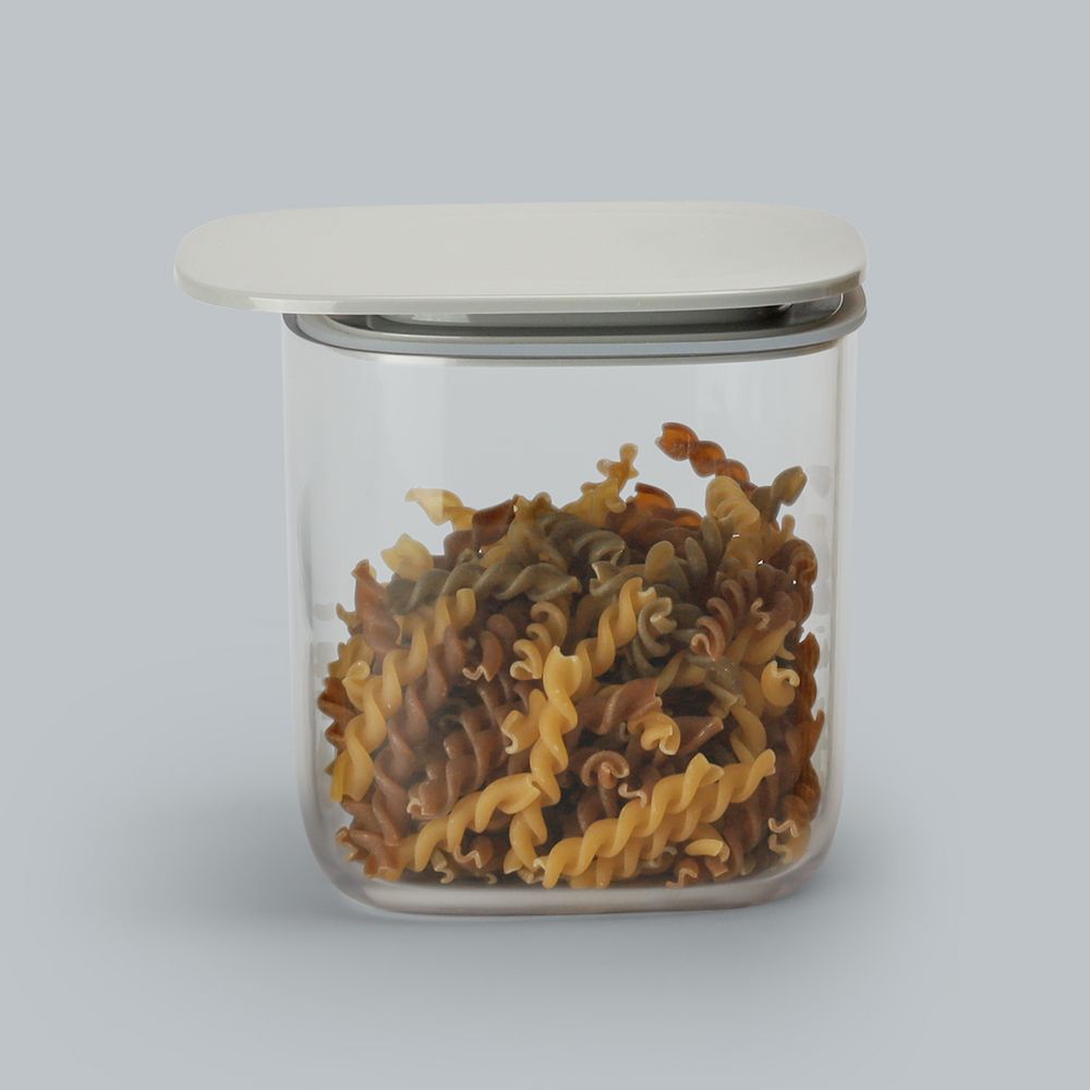 Platter and bowls - Flat Top Storage Jar - Kitchenware : Party Drinking glass Coaster Canister Jar Tea and Coffee 100% recyclable. - QUALY DESIGN OFFICIAL