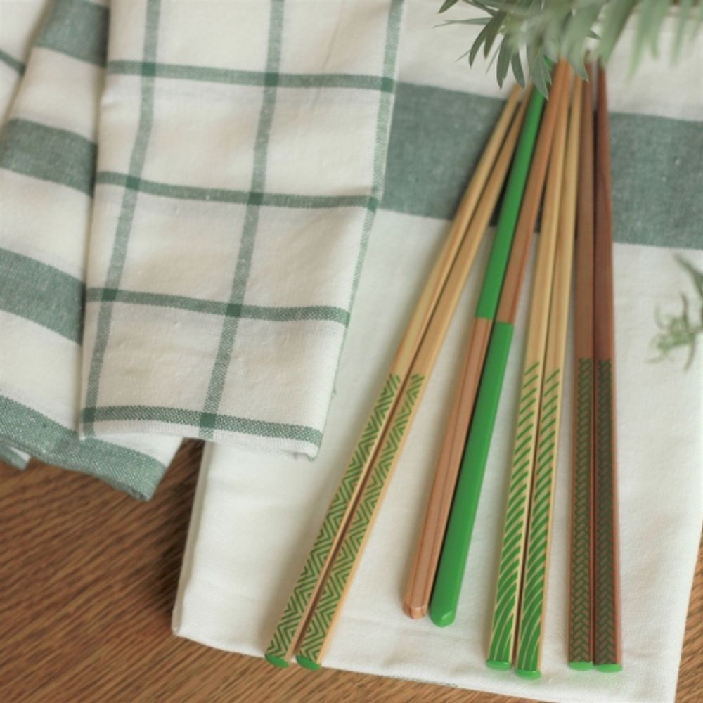 Gifts - OEDO -GREEN- CHOPSTICKS - STYLE OF JAPAN