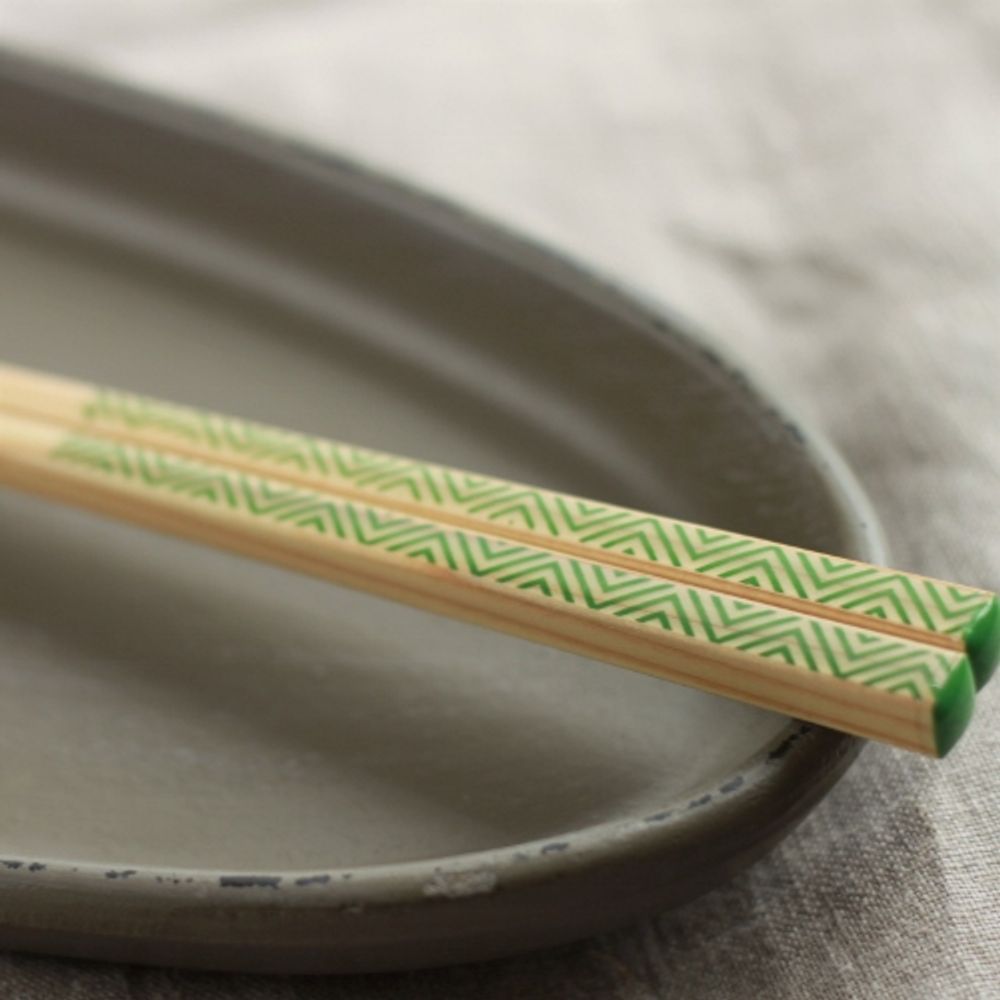 Gifts - OEDO -GREEN- CHOPSTICKS - STYLE OF JAPAN