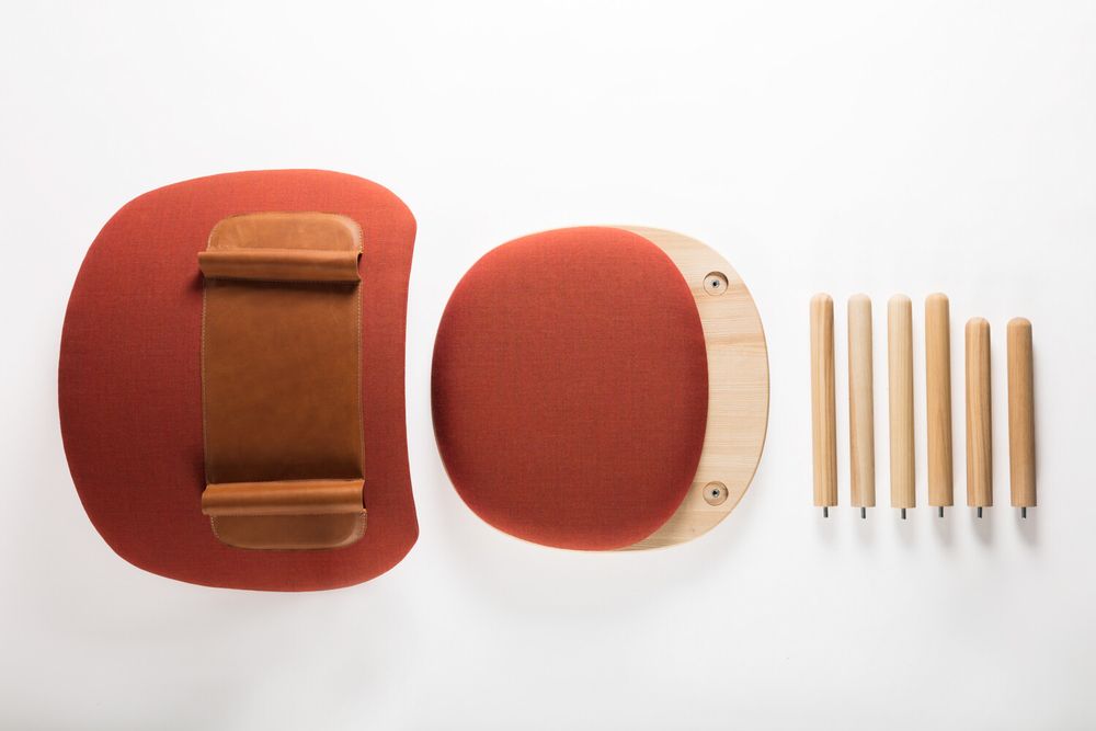 Fauteuils pour collectivités - Chaise basse Naïve - EMKO