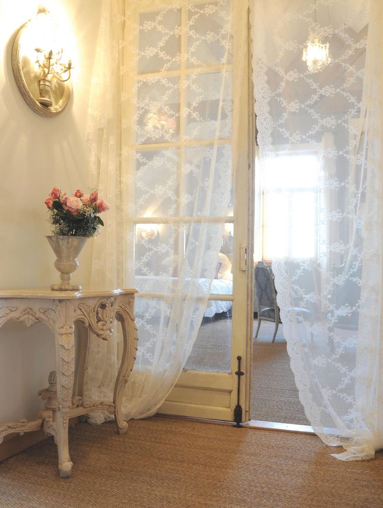 Rideaux et voilages - Amelia curtain lace embroidered - PIMLICO