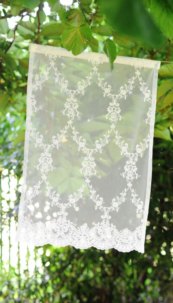 Rideaux et voilages - Amelia curtain lace embroidered - PIMLICO