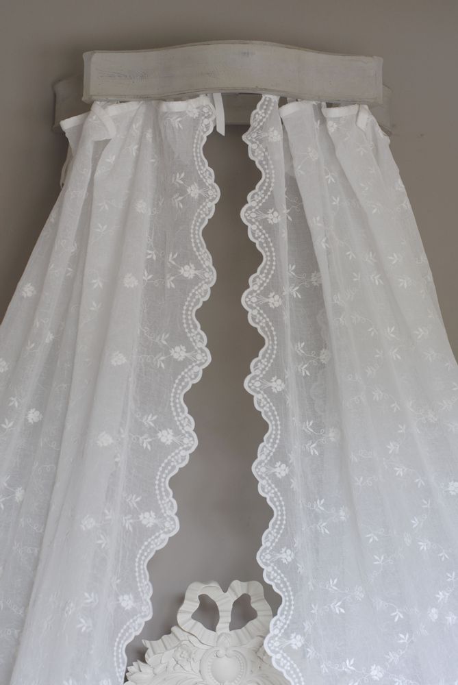 Rideaux et voilages - Victoria embroidered voile - PIMLICO