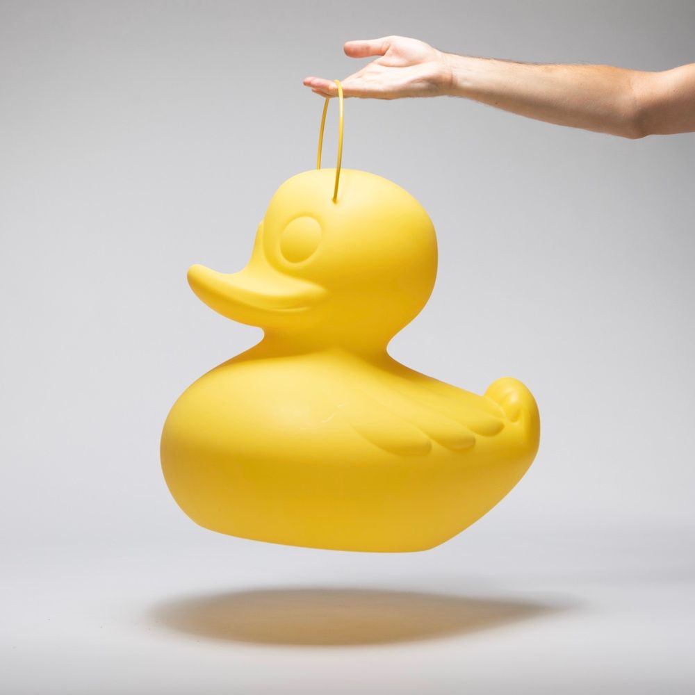 Design objects - XL FLOATING LAMP - THE DUCK DUCK LAMP - YELLOW - GOODNIGHT LIGHT