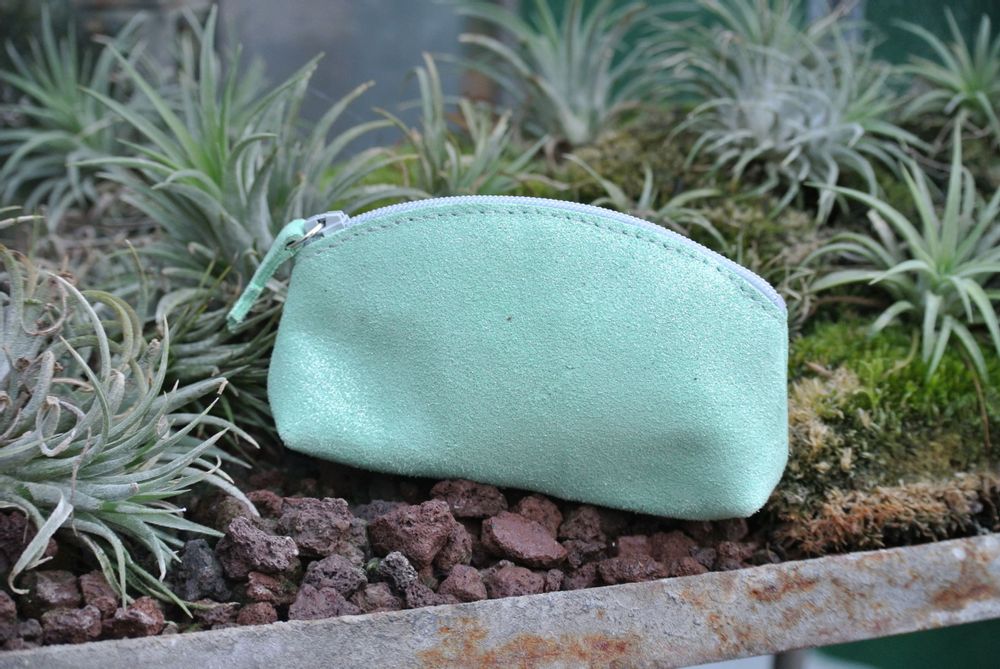 Petite maroquinerie - Mini Trousse à trésors en cuir Pailleté - LA CARTABLIÈRE