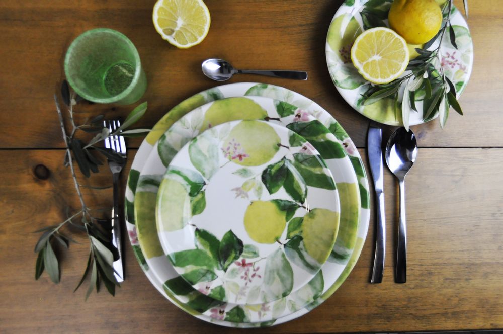 Everyday plates - Amalfi | Ceramic Tableware | Made in Italy - ARCUCCI CERAMICS