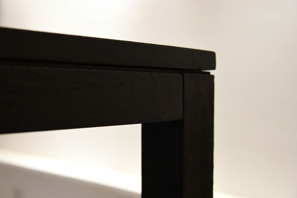 Dining Tables - DINING TABLE — BURNT WOOD SHOU-SUGI-BAN - OUVRAGE