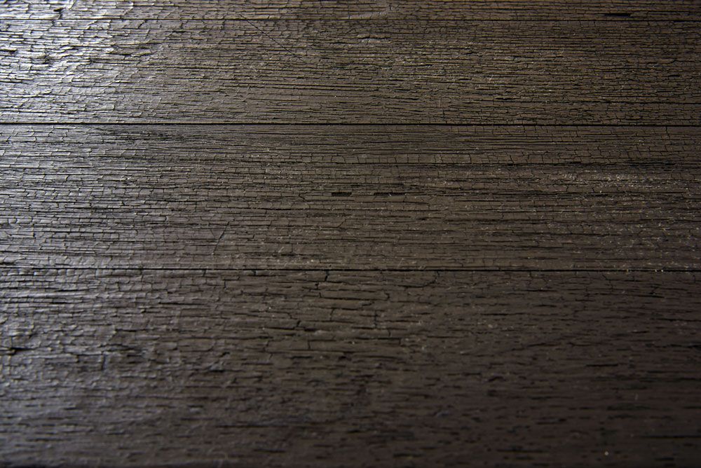 Dining Tables - DINING TABLE — BURNT WOOD SHOU-SUGI-BAN - OUVRAGE