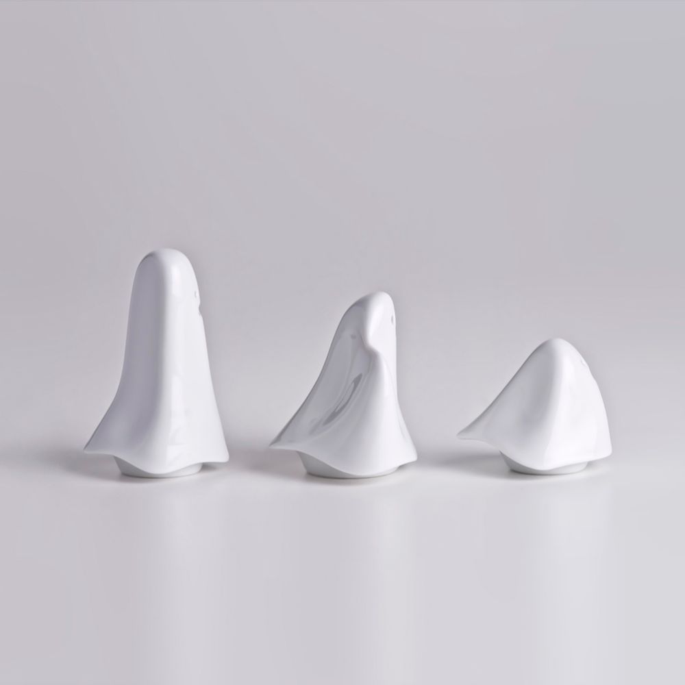 Objets design - shakers en porcelaine BOOH ! - HOLARIA & KERAMPORZELLAN