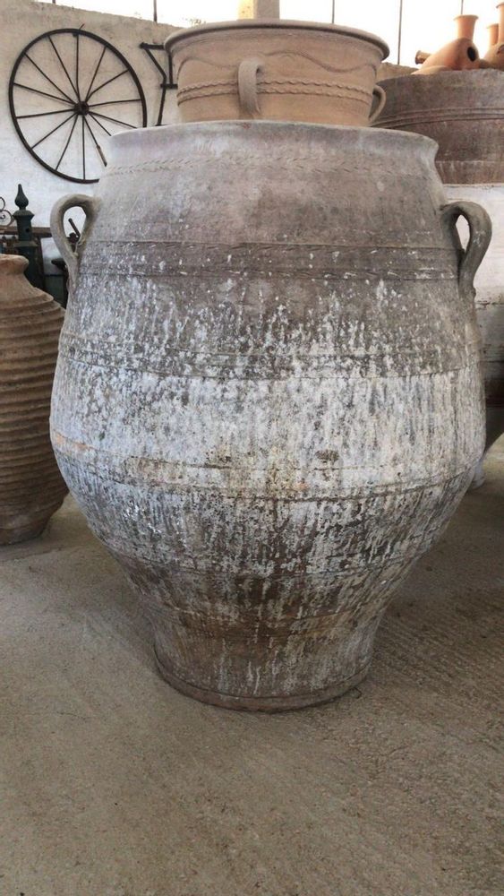 Vases - Greek old ceramic olive oil pots, wine pottery - SILO ART FACTORY