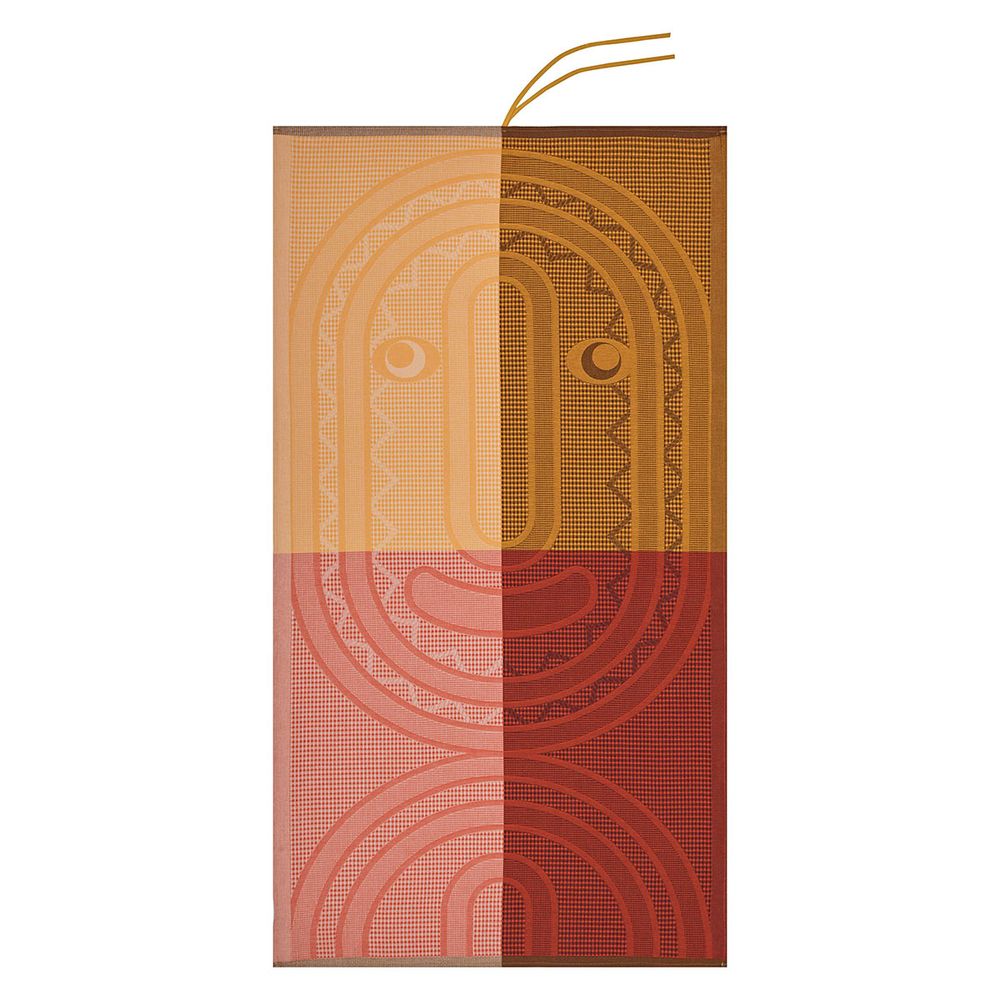Bath towels - Totem beach towel - LE JACQUARD FRANCAIS