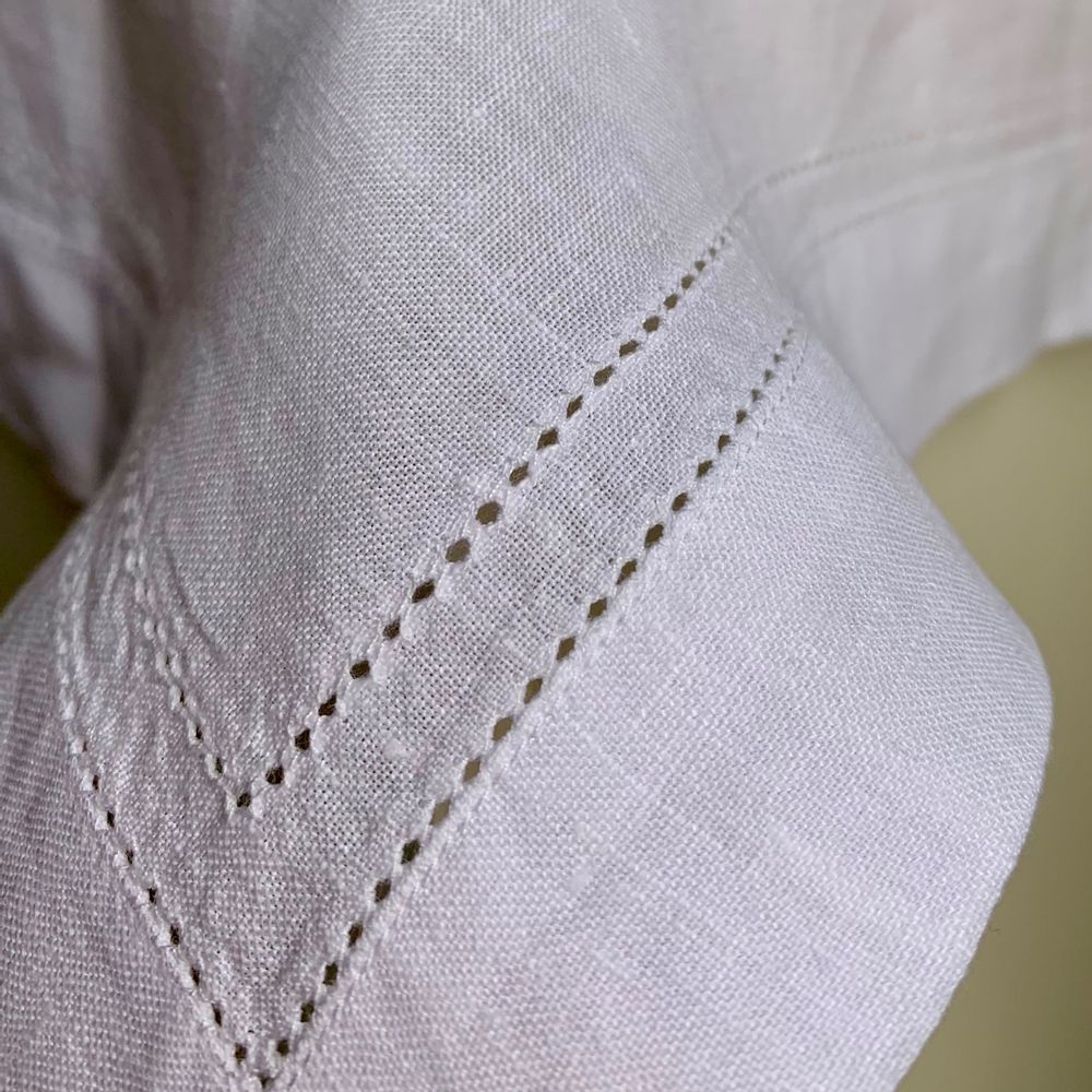 Linge de table textile - CHANVRE: SET DE TABLE BRODÉ ET PERSONNALISABLE - MAISON GALA